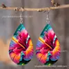 Aretes de Acrílico Gota de Agua Producto Nuevo Día de San Valentín Submarino Acrílico Regalo Transfronterizo Mariposa Aretes para Mujer y Navidad