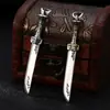 Venta al por mayor de fábrica colgante de plata de ley s925 colgante de espada de samurái para hombre plata tailandesa retro do old personalidad nicho joyería