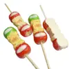 Juguete de Comida de Simulación Plátano Espino Candied DIY Pasador Funda de Teléfono Imán de Nevera Colgante Decoración Resina