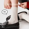 Calcetines de algodón engrosados para otoño e invierno, calcetines de moda estilo coreano, calcetines versátiles de media pantorrilla, diseño liso a rayas, efecto adelgazante, de fabricantes de calcetines de Zhuji