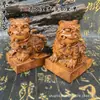 Taoísta Zhengyi Montanha Longhu Madeira de Trovão Natural Jujuba Escultura Tigre Deus Guardião General Tigre Negro Santo Tigre Deus Tigre