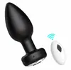 Plug Vibratório Yuyue Amor Profundo - Plug Anal Massajador com Controle Remoto Brinquedo Sexual para Adultos Plug Anal Feminino Cruzado com Controle Remoto
