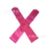 Guantes Largos de Satín para Mujer, 50cm, Guantes de Satín para Vestido, Guantes de Satín para Boda/Actuación, Guantes de Baile de Gala, Guantes de Satín para Disfraz/Baile