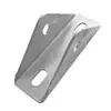 Conector Triángulo Fotovoltaico Soporte Triángulo Panel Solar Aleación Zinc-Aluminio-Magnesio Base de Dos Agujeros Accesorios de Soporte para Planta de Energía Fotovoltaica