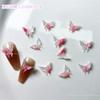 Rosa manicure material pacote jóias luminoso fishtail Camellia arco manicure jóias diy material artesanal