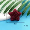 Novos Acessórios de Headwear DIY de Estrela de Cinco Pontas de Pelúcia Sapatos Meias Chapéus Grampos de Cabelo Tecido Acessórios de Desenho Animado