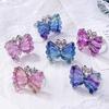 Venta caliente transfronteriza cristal natural piedra bruta irregular mineral etiqueta anillo abierto cristal rosa blanco púrpura anillo enrollado hecho a mano