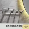 Gancho de roupa de acrílico sem furos gancho de roupa toalha de banho atrás da porta gancho de casaco cozinha e banheiro gancho adesivo