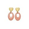 Aretes 2025 Primavera y Verano Dopamina Color Dulce Diseño Nicho Simples de Alta Gama Únicos Ins