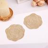 Posavasos de Rosa Posavasos Creativo Tapete Aislante de Calor Tapete Decorativo para Mesa de Comedor Tapete de Fondo para Fotos Tapete de Flores para Café