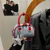 Bolso de Mezclilla Retro Nuevo, Bloques de Color de Moda, Gran Capacidad, Bolso de Hombro para Viajar, Bolso Cruzado, Bolso de Mano, Bolso Casual tipo Concha