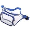 Riñonera deportiva de PVC transparente, impermeable y a prueba de polvo, con logotipo personalizado de fábrica de Amazon, moderna y moderna para gimnasio.
