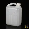 Cubos Cuadrados Portátiles al por Mayor, Cubos Químicos de Plástico Blanco, Cubos Apilables de Grado Alimenticio con Tapas, Cubos Químicos Cuadrados Verticales