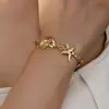 Joyería Popular Ins Europea y Americana Comercio Electrónico Transfronterizo Suministro Pendientes Colgantes Pulsera de Caracola de Caracol Marino Estrella de Mar Pendientes para Mujer