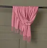 Otoño e Invierno Nuevo Bufanda Cálida Versátil Chal con Flecos Color Sólido Bufanda Larga de Cachemira de Imitación para Pareja