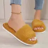 Zapatillas de algodón peluche antideslizantes para interior de suelo de madera, de otoño e invierno, para cruzar fronteras, zapatillas planas peludas para parejas