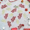 Natal jogando pedaços de papel floco de neve decoração de mesa lantejoulas presente de Natal caixa de doces DIY acessórios de decoração