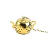 Bola de té de acero inoxidable línea bola de té filtro de té compartimento de té drenaje de té bolsa de condimentos filtro infusor