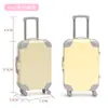 Nuevo Estuche de Maleta Mini Transfronterizo Simulación Almacenamiento Equipaje Pequeño tamaño pequeño Color Sólido Maleta Juguete