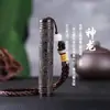 Encendedor de Fuego Tradicional Antiguo Encendedor de Cigarrillos Recargable por USB Retro Antiguo Sándalo Regalo para Novio
