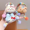 Gomas para el Cabello de Muñeca Caricaturesca Original para Niños, Cuerdas de Pelo de Felpa Otoño e Invierno, Gomas para Coletas Altas de Niña que No Dañan el Cabello, Diademas, Accesorios para el Cabello