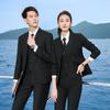 Traje de primavera y verano para estudiante universitario traje ropa formal LOGO bordado ropa de trabajo para hombres y mujeres igual ropa de negocios Gerente de hotel ropa de maestro
