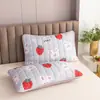 Fábrica atacado fronha algodão fronha impermeável 48x 74cm anti-óleo da cabeça Capa de travesseiro anti-saliva um par