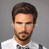 Peruca transfronteiriça europeia e americana moda peruca masculina peruca masculina bonito bronzeado capa de cabeça completa Yiwu fabricante