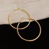 Moda Europea y Americana Elegante Exagerados de Metal Texturizado Pendientes Grandes Femeninos Simples Adelgazantes Estilo Frío Pendientes Venta al por Mayor