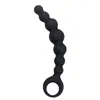 Plug Anal de Silicone, Contas Anais, Estimulador do Ponto G, Dilatador Anal Usável Externamente, Brinquedos Sexuais para Adultos