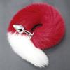 Suministros Masturbación Tapón Anal Cola de Zorro Accesorios Sm Metal Cabello Artificial Expansión Anal Femenina Productos Sexuales Alternativos