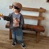 Moletom Infantil Estilo Primavera e Outono, Manga Longa para Meninos com Caimento Solto Tendência, Roupas de Outono para Meninas, Novas Blusas de Bebê para Outono 2026