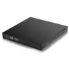Unidad Óptica Móvil Externa Usb2.0 Lectora de Discos DVD Grabadora de CD Combo Negro (Lectura de DVD + CD