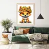 Pintura de Diamante 5D DIY Completa em Diamante Animal Gato Mosaico Pintura Ponto Cruz Pintura Completa em Diamante Decoração Fábrica Atacado