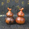 Adorno de Calabaza Tallado a Mano Hecho de Madera de Azufaifo Golpeada por un Rayo, un Adorno de Calabaza de Madera Puro Hecho a Mano y Finamente Elaborado