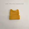 Chapéu infantil estilo coreano primavera e outono inverno fofo super fofo bebê tricô lã proteção de orelha pullover quente