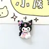 Acessórios de Resina de Flor de Cerejeira Desenho Animado Animal Xiaou DIY Cola de Creme Grampo de Cabelo Feito à Mão Capa de Celular Acessórios para Copo de Água Joias