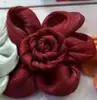 5,5CM Temperamento coreano textura plissada flor torcida novos acessórios flor feita à mão para DIY sapatos acessórios decorativos para roupas