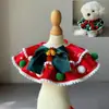 Set de Collar Navideño para Mascotas 2026 - Bandana Reversible para Perro y Gato con Pajarita, Babero Impermeable, Accesorio Festivo Navideño