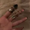 Anillo Retro Chinoiserie Antiguo para Mujer Nicho Lujo Accesible Gama Alta Único Anillo Abierto para Dedo Índice Nuevo Anillo 2025