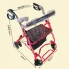 Andador doméstico para ancianos, carrito de compras para exteriores, carrito de movilidad de seis ruedas, andador plegable para sentarse, calidad de exportación