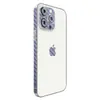 Película de Marco de Fibra de Carbono para iPhone17Pro Es Adecuada para Pegatinas de Borde de Teléfono Móvil Apple 15, Película para Lente 13, Pegatinas 14, 16