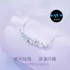 Colar Liuguangwu Borboleta Prata de Lei S925 Feminino Luxo Acessível Corrente de Clavícula High-End Novo Pingente Luminoso Esmaltado para Namorada