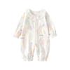 Mameluco para Bebé Primavera y Otoño Algodón Puro Ropa para Bebé Niña Ropa Cerrada de Manga Larga para Recién Nacidos Ropa para Gatear Todo el Año