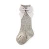 Calcetines de bebé nuevos de verano, finos, de malla transpirable, bonitos, con lazo, sueltos, para pies altos.