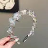 Diadema Elegante y Esponjosa con Pedrería para Mujer, Accesorio para el Cabello de Alta Gama con un Diseño Lujoso y Sofisticado
