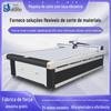 Máquina de corte de espuma de espuma EPE personalizada, máquina de corte de faca vibratória, revestimento de embalagem EVA, máquina de prova de caixa de presente de papelão