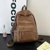 Mochila Retro Popular Transfronteriza para Mujer 2026 Nuevo Modelo Simple Versátil Viaje PU Gran Capacidad Estudiante Mochila Escolar