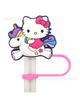 Capa de Canudo Cartoon Melody para Copo Stanley de 40oz, Capa de Canudo à Prova de Poeira, Capa de Poeira Decorativa de Silicone Hello Kitty