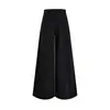 Pantalones anchos Hanlu, relajados y casuales para mujer, estilo otoño, simples, de cintura alta, con caída, rectos holgados, pantalones de traje